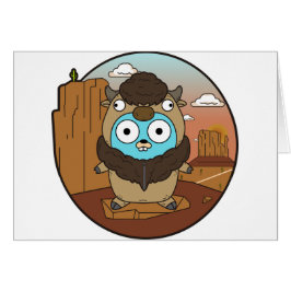 Buffalo Gopher in woestijn