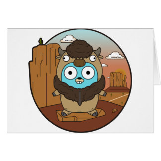 Buffalo Gopher in woestijn