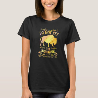 Buffalo Grappige Bizon Aai De Fluffy Koeien Niet V T-shirt