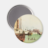 Buffalo Harbour  Magnet Magneet (Voorkant / Achterkant)
