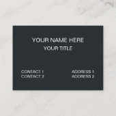 Buffalo Head Bison Animal Buffalo Visitekaartje (Achterkant)