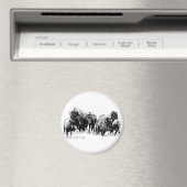 Buffalo Herd Magneet (Insitu (Vaatwasser))