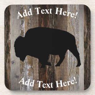 Buffalo hout Rustisch hout Bier Onderzetter