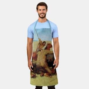 Buffalo Hunt van Remington,  Native American Schort