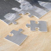 Buffalo in de sneeuw legpuzzel (Zijkant)