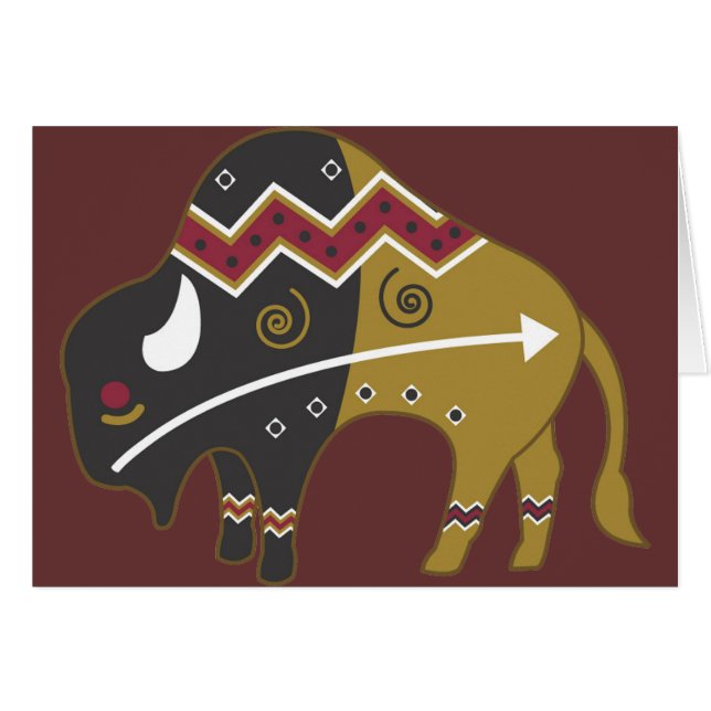Buffalo indien tribal (Devant horizontal)