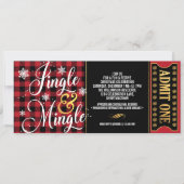 Buffalo Jingle en Mingle Kerstparty in Kaart (Voorkant)