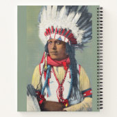 Buffalo Kalf Native American Notitieboek (Achterkant)