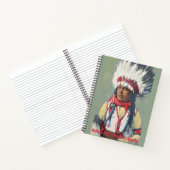 Buffalo Kalf Native American Notitieboek (Binnen)
