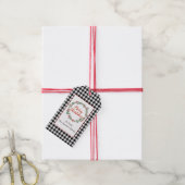 Buffalo kerstcadeautags cadeaulabel (Met Touw)
