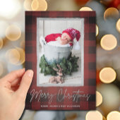 Buffalo kerstfoto feestdagenkaart