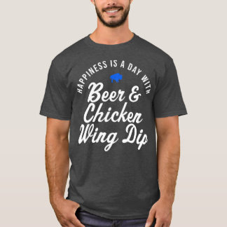 Buffalo Kip Wing Dip Bier Geluk T-shirt