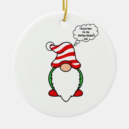 Buffalo-kippgnome Keramisch Ornament (Voorkant)