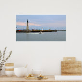 Buffalo Lake Erie Lighthouse Poster (Keuken)
