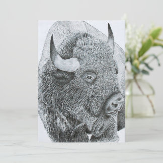 Buffalo Liefde Feestdagenkaart