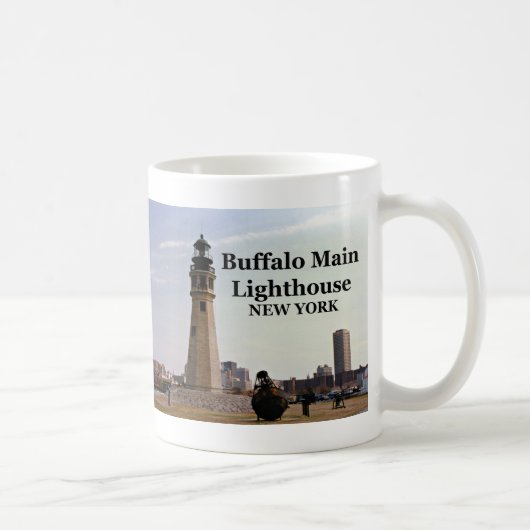Buffalo Main Lighthouse, New York Mug (Droite)