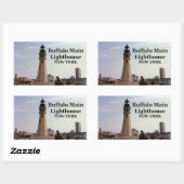Buffalo Main Lighthouse, Stickers in New York (Vel)