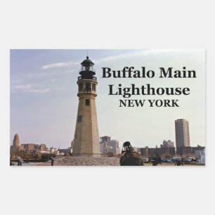 Buffalo Main Lighthouse, Stickers New York