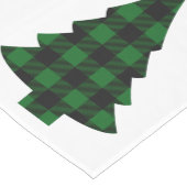 Buffalo met kerstboompatroonpatroon plakken medium tafelloper (Hoek)