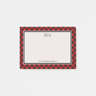 Buffalo met kerstcadeautjes rood en zwart post-it® notes