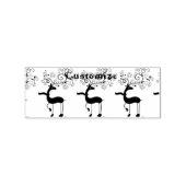 Buffalo met kerstmis deer Thunder_Cove Rubberstempel (Afrduk)