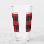 Buffalo met kerstrood en zwarte cheque glas (Rechts)