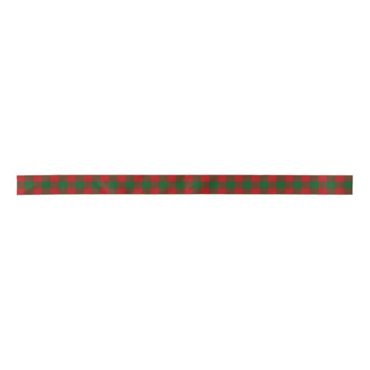 Buffalo met kerstrood met rood lint (Voorkant)