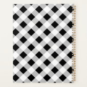 Buffalo met zwarte en witte spelden planner (Achterkant)
