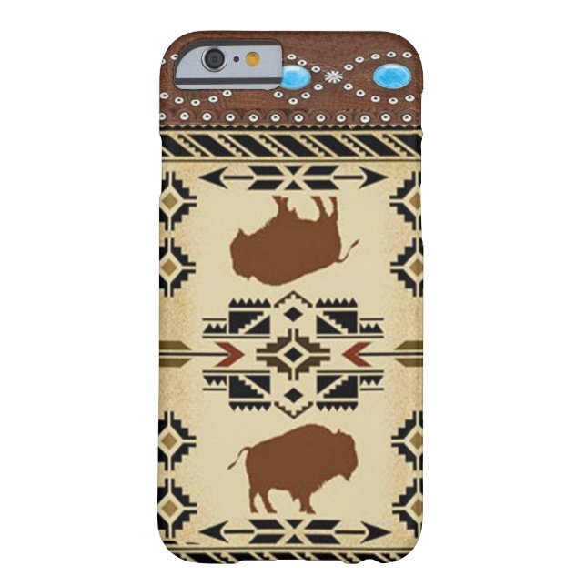"Buffalo" Native American Western iPhone 6 hoesje (Achterkant)
