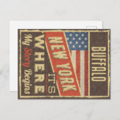 Buffalo New York Briefkaart (Voorkant / Achterkant)