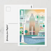 Buffalo, New York Briefkaart (Voorkant / Achterkant)