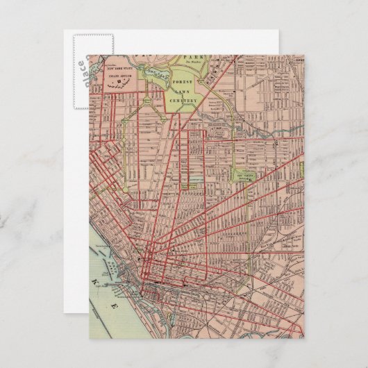 Buffalo, New York Briefkaart (Voorkant / Achterkant)