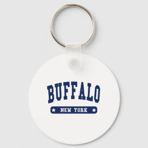 Buffalo New York College Style t shirten Sleutelhanger