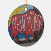 Buffalo New York Keramisch Ornament (Links)