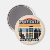  Buffalo New York Magneet (Voorkant / Achterkant)