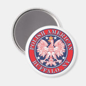 Buffalo New York Magneet (Voorkant / Achterkant)