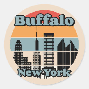  Buffalo New York Ronde Sticker