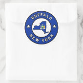 Buffalo New York Ronde Sticker (Tas)