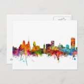 Buffalo New York Skyline Briefkaart (Voorkant / Achterkant)