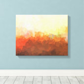 BUFFALO, NEW YORK SKYLINE Dans la toile des nuages (Insitu (Plancher de Bois))
