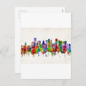 Buffalo New York Skyline Feestdagenkaart (Voorkant / Achterkant)