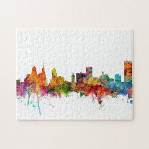 Buffalo New York Skyline Legpuzzel