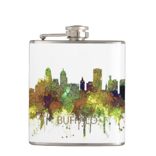 Buffalo New York Skyline SG - Safari Buff Heupfles