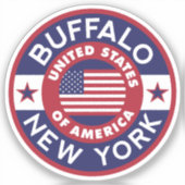 BUFFALO, New York Sticker (Voorkant)