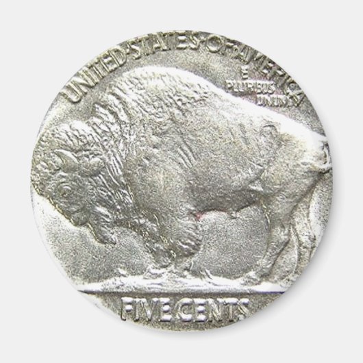 BUFFALO NICKEL MAGNEET (Voorkant)