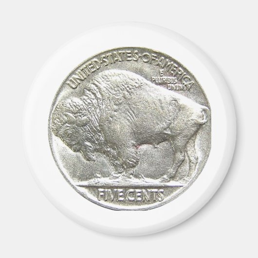 BUFFALO NICKEL MAGNEET (Voorkant)