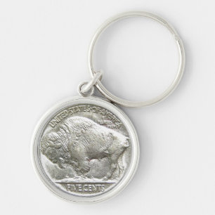 BUFFALO NICKEL SLEUTELHANGER