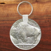 BUFFALO NICKEL SLEUTELHANGER (Voorkant)