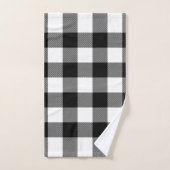 Buffalo noir blanc En vichy Plaid (Serviette à main)
