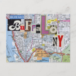 Buffalo NY Collage Briefkaart